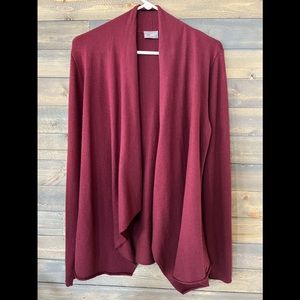 JOFIT BURGUNDY CARDIGAN